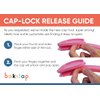 Bakslap - Body Lotion Applicator - Replaceable Sponge Pads (2 Pack) - Extendable Long Handle for Self Back & Body Application (Skin Cream, Suntan, Beauty, Tanning, Medical) (Pink)