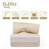 DrDirt Bamboo Tissues 3-Ply - 110 Count, Bamboo Facial Tissue Cube Bag 4 Pack with Wall-Mounted Dispenser - Eco-Friendly, Perfect for Bathroom & Kitchen