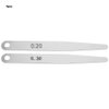 5pcs Feeler Gauge 0.2 Thickness Feeler Gauge Metric Filler Thickness Gage Measurement Tool(0.2)