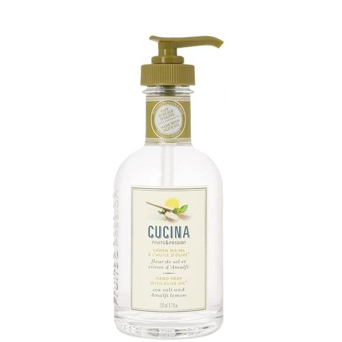 Fruits and Passion's Cucina Purifying Hand Wash - Sea Salt and Amalfi Lemon 6.7 Ounces / 200 Milliliter