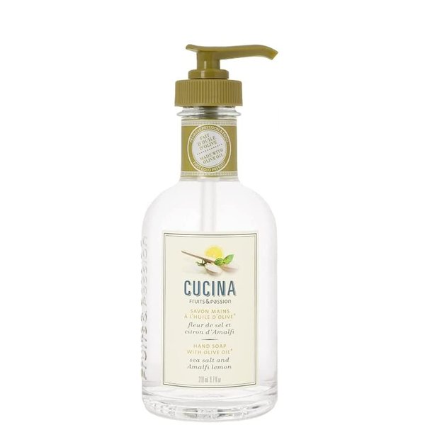 Fruits and Passion's Cucina Purifying Hand Wash - Sea Salt and Amalfi Lemon 6.7 Ounces / 200 Milliliter