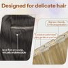 KooKaStyle Clip in Hair Extensions Thick Long Straight Hair Extensions Upgrade Soft Lace Weft Lightweight 7PCS Layered Hair Extensions Medium Brown with Warm Highlights 20Inch for Women