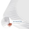 Cot Sheets 31" x 75"(2 Pack), Cot Fitted Sheet Ultra Soft and Breathable Snug Fit for Narrow Twin Mattress/Camp Bunk Beds/RVs Bunk/Guest Beds/Army Cots/Trifold Mattress Grey and White, Sheet Only