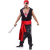 Halloween Pirate Costume Women Men Pirate Head Scarf Hat Accessories Pirate Sash Belt Pirate Bandana Headband Waist Belt