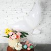 16 Pieces 41.3 Inch Peace Dove Balloons White Memorial Balloons Pigeon Bird Balloons Ceremonies Party Decorations for Wedding Funeral Birthday Engagement Party
