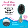 Wet Brush Squirt Detangler Hair Brushes - Free Spirit, Ocean - Mini Detangling Brush with Ultra-Soft IntelliFlex Bristles Glide Through Tangles with Ease - Pain Free Comb for All Hair Types