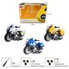 MING YING 66 Police Motorcycle Toy - Pull Back Toy Motorcycle with Sound and Light Toy,Toy Motorcycles for Boy,Toys for 3-9 Year Old Boys (Blue)