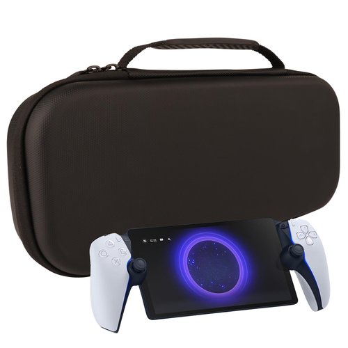 AINUO Hard Storage Carrying Case Compatible with Playstation 5 Portal Remote Player Handheld Game Console, Shockproof Anti-Scratch Travel Storage Case, PS Portal Protective Shell(Black)