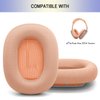 Ear Cushions Replacement for 2024 AirPods Max - Mesh Fabric Ear Pads for Apple Air Pods Max Over-Ear Headphones, Durable Ear Covers (Orange)