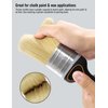 ROLLINGDOG Chalk Paint Brush - 2.4 inch Paint Brush,Chalk Paint Wax Brushes for Furniture Painting,Wood Stain Brush,DIY Painting,Washable Reusable