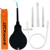 JZCXword Enema Bulb Kit Douche Cleaner for Men Women 9.3oz Enama Bulb 19.7in Long Silicone Hose for Colon Detox Cleanse Enemas