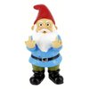 Gnometastic Mini Gnomes - Middle Finger Gnome 3.5in, Double Bird Gnome - Naughty Garden Gnome for Fairy Garden, Funny Garden Gnomes Decoration for Yard, Outdoor Lawn Ornament and Home Decor