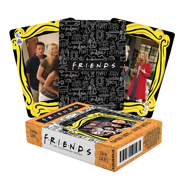 AQUARIUS Friends Cast Playing Cards - Friends Themed Deck of Cards for Your Favorite Card Games - Officially Licensed Friends TV Show Merchandise & Collectibles