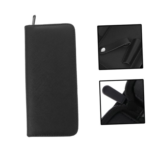 CIYODO Hairdressing Accessories - Scissors Tool Bag - Salon Storage Pouch for Combs & Scissors - Hair Cutting Tool Carry Case - Black Comb Scissors Pouch