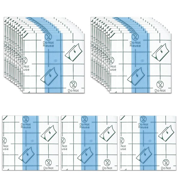 300 Pieces Makeup Hand Palette Single Use Makeup Mixing Palette, Transparent Waterproof Makeup Palettes Cosmetic Makeup Palette, Adhesive Artist Cosmetic Makeup Palette for Makeup Artist (transparent)