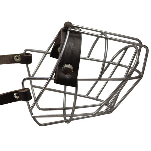 Metal Wire Basket Dog Muzzle Pit Bull. Circumference 13", Length 3.5"