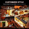 DALDED LED Lighting Kit for Lego Jabba's Sail Barge 75397, RC LED Light Compatible with Lego 75397 Building Block Models -Without Model
