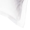 BEDSUM 100% Brushed Microfiber King Pillow Shams Set of 2, Super Soft and Cozy, Wrinkle, Fade, Stain Resistant 20x36 Oxford Pillowcases, 20x36 Inches, White