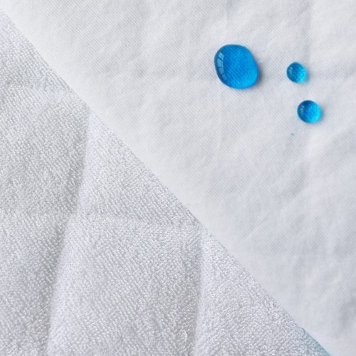 Bassinet Mattress Pad Cover, Waterproof, Ultra Soft Bamboo Viscose Terry Surface, Universal Fit for Hourglass/Oval Bassinet Mattress, 2 Pack, Washer & Dryer, No Loosen and Pre-Shrinked