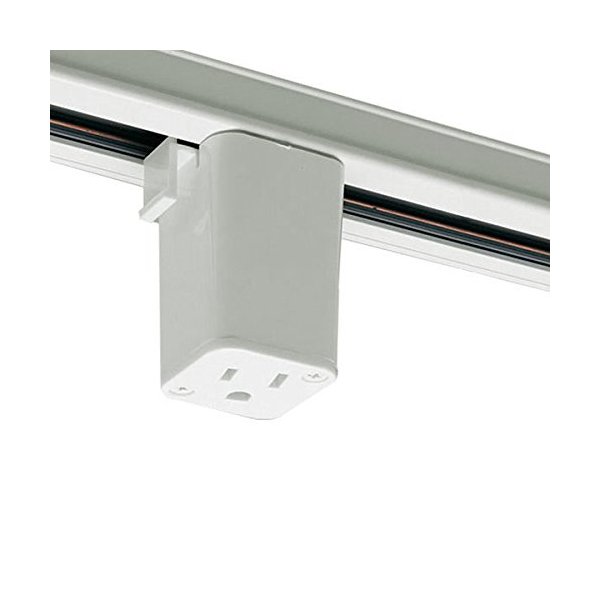 Nora Lighting NT-327W Outlet Adapter Track Accessory
