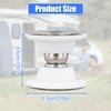 2pcs RV Magnetic Door Stop Holder Exterior, 2 Installations Ways Magnetic Door Stopper with Strong Adhesive & Screws RV Doorstops Holder Catch White for Camper, Trailer, Boat Compartments, Cargo