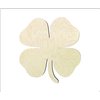 DIY 6 inch 4 Leaf clover cutout, four leaf clover shape, St. Patrick's day craft wood cutout unfinished sanded
