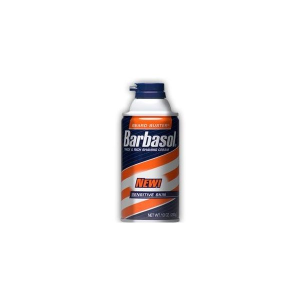 Barbasol Shaving Cream Sensitive Cream, 11 Ounce (Pack of 6)