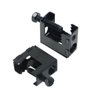 Baudelun 1/4"-20 Beam Clamps, Black Steel Bolt-on Beam Clamp for 1/4" and 3/8" Threaded Rod, S-hooks and Bridle Rings, 25 Packs
