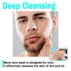 LingHaoLH Deep Clean Daily Facial Cleanser Lotion for Men,Gentle Cleansing & Moisturizing Mens Face Wash,Long Lasting Hydrating Men's Face Wash Skincare,150 ml
