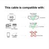 SatelliteSale Digital 1.4 Mini HDMI to HDMI Cable Universal Wire 4K/30Hz 10.2Gbps PVC 2160p Black Cord 3 Feet
