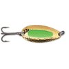 Blue Fox Pixee Spoon 1/2 Gold Plated Green Insert