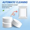 Automatic Toilet Cleaner Tablets– Powerful Bleach Action, Destroys Limescale & Eliminates Odors, Septic-Safe, Continuous Cleaning, Drop-In Tank , 50 pack Simple and effective to use Works with Toilets