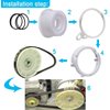 W10721967 Washer Pulley Clutch Kit & W10006384 Washer Drive Belt Fit for Whirlpool Kenmore Maytag Washing Machine Replaces PS10057144 W10239973 W10006352 W10006354 W10006356 W10315818 W10326374
