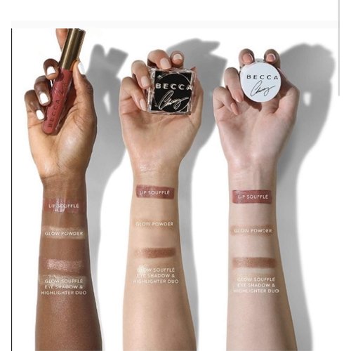 Becca x Chrissy Teigen Cravings Glow Recipe Face Makeup Kit 4 Pc Set