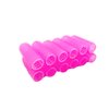 ADMIRING Hair Curler, 12PCS Roller for Medium Short Hair, Heatless Curler for Bangs, Plastic & Gel, Creates Natural Curly Hairstyle, Pink