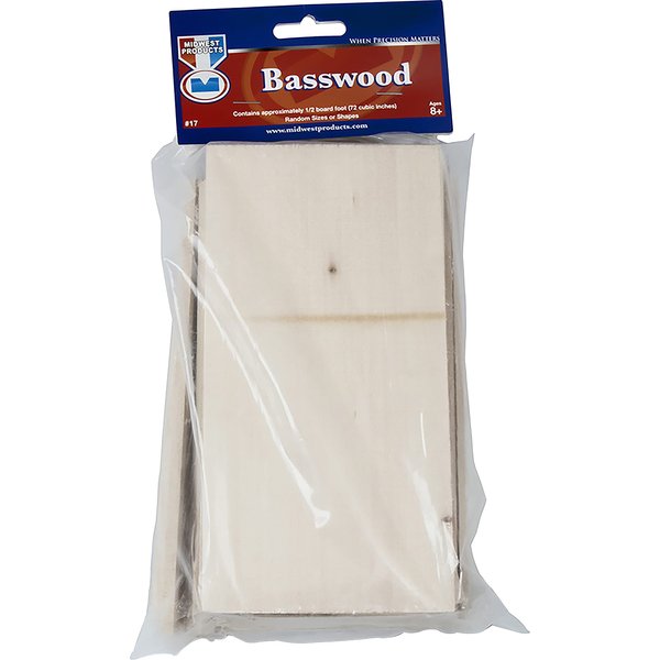 Midwest Products Co. Midwest Products Project Woods Basswood Economy Bag