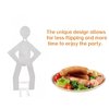 natalieenati 4 PCS Funny BBQ Stand Man Hot Dog Holder-Reusable Stainless Steel Hotdog and Sausage Stand-Portable Hot Dog Roaster-Barbecue Grill Accessories-Ideal For Camping And Party Gifts