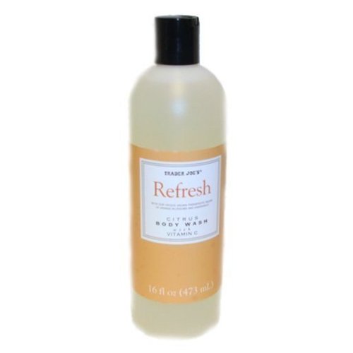 Trader Joe's Refresh Citrus Body Wash with Vitamin C - Cruelty Free, 16 Fl Oz (473 mL)