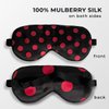Samadhaan Silk Sleep Mask | 100% Mulberry Silk Eye Mask and Blindfold with Adjustable Strap - for Women and Men - Blocks Light - Pack of 1