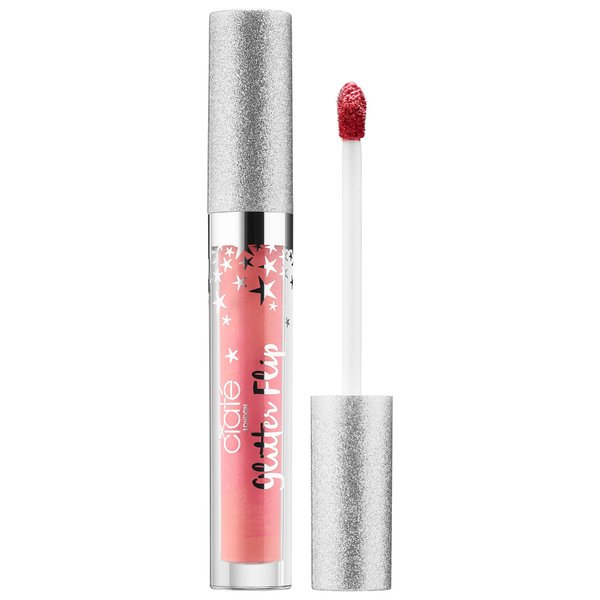 Ciate London Glitter Flip! Six New Shades! Press Lips Together To Transform Metallic Matte Liquid Lipstick Into A Multi-Dimensional Glitter Lip! 13 Beautiful Shades! (Valentine - Baby Pink)