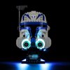 YEABRICKS LED Light for Lego-75349 Star Wars Captain Rex Helmet Building Blocks Model (Lego Set NOT Included)