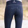 HORZE Women's Nordic Performance Sporty Silicone Full Seat Breeches Riding Pants - Peacoat Dark Blue - 28