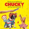 Chucky 9" Plush Toy for Dogs with Flattie Body| Medium Sized Squeaky Dog Toy, Dog Chew Toy with Squeaker | Horror Movie Toys for All Dogs, Official Dog Toy Product of Universal Chucky