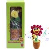 SKSTECH Musical Sing and Dancing Sunflower Soft Plush Funny Creative Saxophone Singing Toy (Pink)(Check Seller Name)