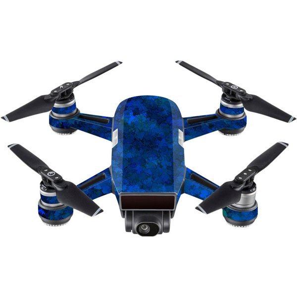 MightySkins Skin Compatible with DJI Spark Mini - Blue Ice | Protective, Durable, and Unique Vinyl Decal wrap Cover | Easy to Apply, Remove, and Change Styles | Made in The USA