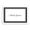 Muchas Gracias Greeting Cards with Envelopes - Simple, Blank, Black Imprint (12 Count)