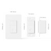 TREATLIFE Smart Ceiling Fan Control, 4 Speed Fan Switch for Ceiling Fan, Neutral Wire Required, Compatible with Alexa and Google Assistant, Wall Control, Schedule, No Hub Required