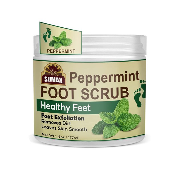 Foot Scrub, Natural For All Body Exfoliation, Dead Skin Remover, Moisturize And Nourish Your Dry Rough Feet, Make Your Feet Smooth And Soft, Peppermint