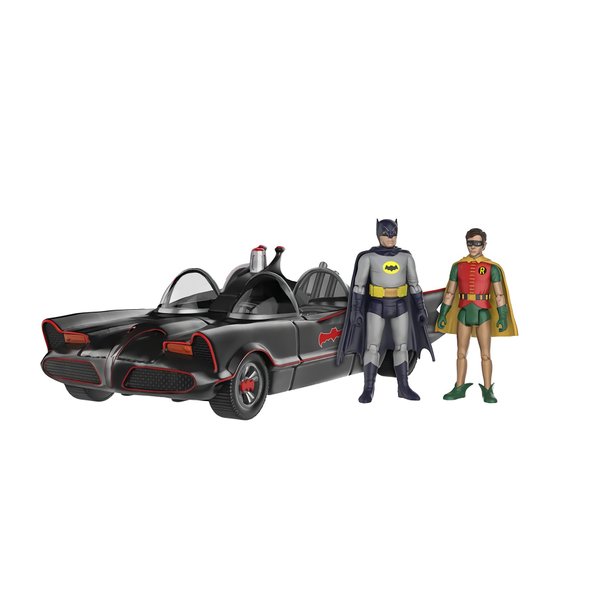 Funko DC Heroes 1966 Batmobile Vehicle with Batman and Robin Action Figure