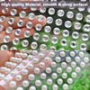 3000Pcs Self Adhesive Pearls and Rhinestones Stickers, Stick on Rhinestone Hair Pearl Stickers Diamond Stickers Self Adhesive Face Gems Hair Gems for Face Makeup Hair Nail Art Cell Phone DIY Crafts